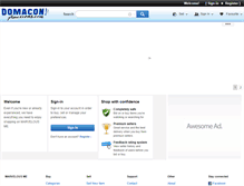 Tablet Screenshot of domacon.com